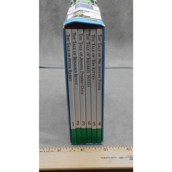 Vintage Beatrix Potter 6 Mini Book Collection BP Gas Promo 1990 Peter Rabbit - Picture 12 of 16